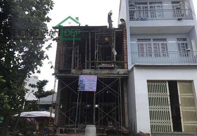 Xây nhà trọn gói Huyện Bình Chánh - Chị Trang
