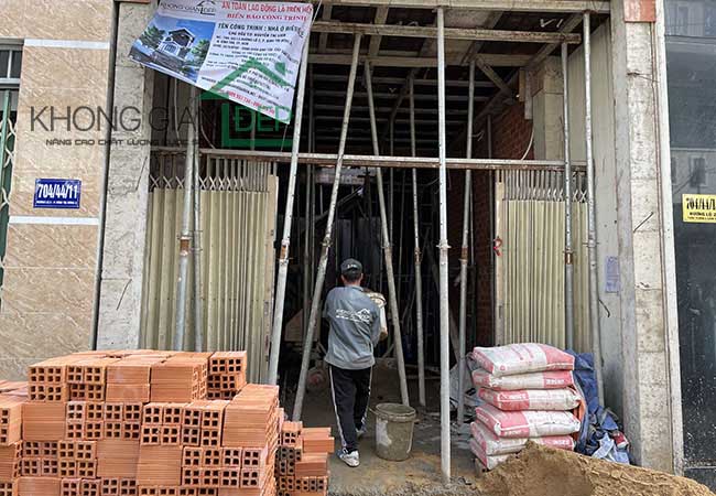Thi công xây nhà trọn gói Bình Tân - Cô Liên